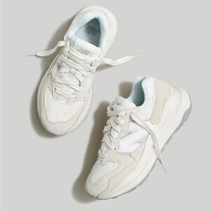 NEW IN BOX New Balance 57/40 White Sea Salt Sneakers sz 5.5